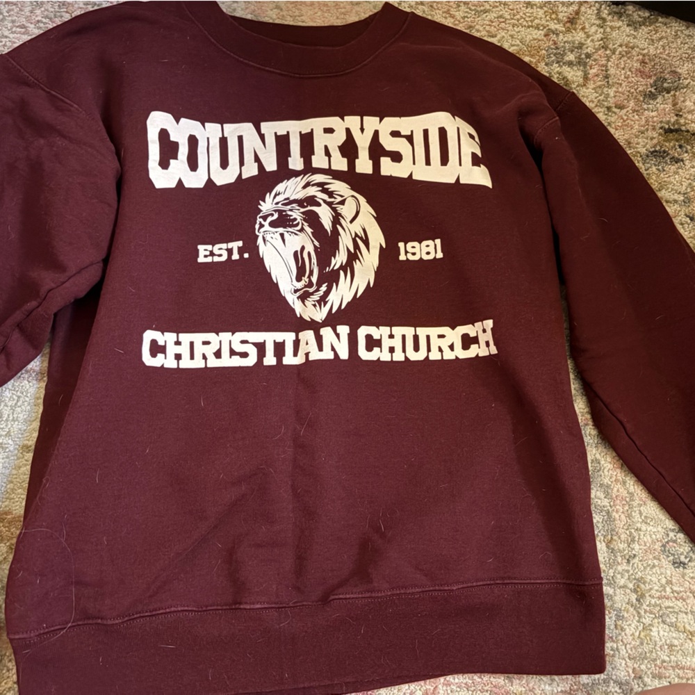 Hanes Burgundy Women’s Sweatshirt